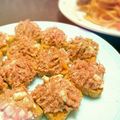 おおさわ潤's cooksnap of when they made 簡単♪おもてなしコンビーフエッグカナッペ.