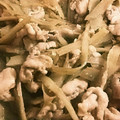 がっつりだよ！'s cooksnap of when they made 簡単！豚肉とごぼうの焼肉のたれ炒め.