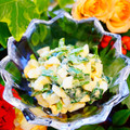 makichihua's cooksnap of when they made ほうれん草とゆで卵のサラダ.