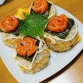 なーみやん☆'s cooksnap of when they made プチケーキスシ☆記念日ディナー.