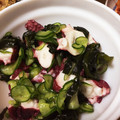 azuyyy's cooksnap of when they made たこときゅうりの酢物 簡単美味しい.