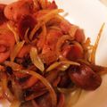 肉じゃがマヨネーズ's cooksnap of when they made ウインナーと玉葱☆焼肉のたれチーズ炒め.
