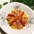 なつき☆ミ's cooksnap of when they made もやしとパプリカとベーコン炒め・・・.