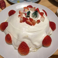 パフェうさこ♪'s cooksnap of when they made *＊クリスマスケーキ＊*クレープドーム型.