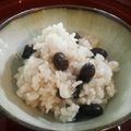 のこチッキン's cooksnap of when they made おせちリメーク★黒豆塩麹ふっくらごはん.