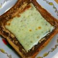 メタルマリオ's cooksnap of when they made あんこチーズトースト.