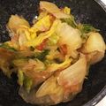 rin0418r24's cooksnap of when they made ✿白菜のきんぴら風✿～やさしい味～.