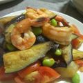 えみんちゅ＊'s cooksnap of when they made **エビ★ナス★トマトのカレー炒め**.