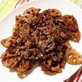 ルイージン's cooksnap of when they made にんじんとれんこんのみそきんぴら.