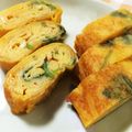 うめもどき's cooksnap of when they made 三つ葉残ったら…あまいたまご焼き.