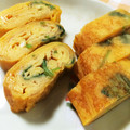 うめもどき's cooksnap of when they made 三つ葉残ったら…あまいたまご焼き.