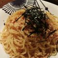 yuri＊mana's cooksnap of when they made 和風醤油バター焼きたらこパスタ.