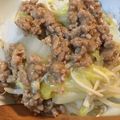 クレマ's cooksnap of when they made 鍋の残りで♪白菜の挽き肉餡掛け.