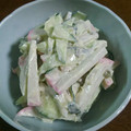 yuchiママ's cooksnap of when they made 混ぜるだけかまぼことわさび漬けのあえ物.