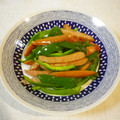 violets's cooksnap of when they made 種ごとピーマンとソーセージ炒め.