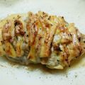 rinkai12's cooksnap of when they made ハッセルバック・チキン（梅チーズ）.