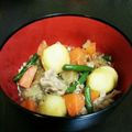 shinrimyu's cooksnap of when they made 私の肉じゃがは春雨入れます。.