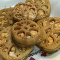 クックKSPWQT☆'s cooksnap of when they made れんこんのはさみ焼き☆つくね風.