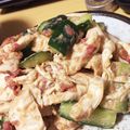 azuyyy's cooksnap of when they made ♪野菜♪胡瓜とササミの梅味噌和え.