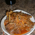 zeroandeva's cooksnap of when they made 超簡単！激ウマ♪キムチビーフ.