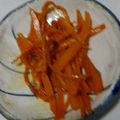 ヨシヨッシー's cooksnap of when they made にんじんのごま油炒め　.