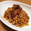 ぽめchan's cooksnap of when they made 唐揚げＩＮ♪カレー炒飯♡.