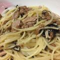 白レバー's cooksnap of when they made ＊簡単＊ 塩昆布とツナで納豆スパゲッティ.