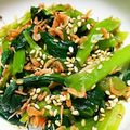 さくさくぱんた's cooksnap of when they made 小松菜と小エビのゴマ和え♪.