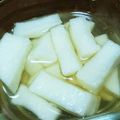 OHANAtoK2's cooksnap of when they made 大根の漬物.