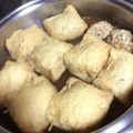 あさりん子's cooksnap of when they made 鳥ひき肉のお揚げ巾着.