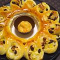 fuutonka's cooksnap of when they made 可愛いお花のアップルリングパン♪.