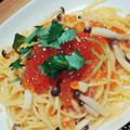 のんのふたりでごはん's cooksnap of when they made いくらの和風クリームパスタ.