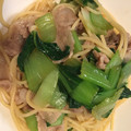 どぅど's cooksnap of when they made 豚肉と青梗菜の和風スパゲティ.