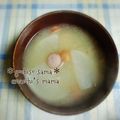 えまっちママ's cooksnap of when they made 蕪とベーコンのお味噌汁.
