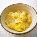 runa10's cooksnap of when they made 白菜の煮浸し風卵とじ.