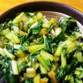 Yankichi★'s cooksnap of when they made ごはんのお供に！大根の葉の炒め物　.