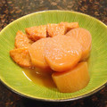 PGTips's cooksnap of when they made 大根とさつま揚げの煮物.