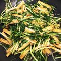★みーちゃんママ★'s cooksnap of when they made 簡単一品水菜と油揚げのお浸し.