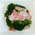 シナモシナモ's cooksnap of when they made 簡単ブロッコリーとベーコンのアイオリ炒め.