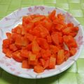 ﾁｲﾁｬﾝﾏﾏ's cooksnap of when they made 7ヶ月離乳食★人参グラッセ.