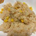 lucky2000's cooksnap of when they made ☆とうもろこしのバター醤油炊き込みご飯☆.