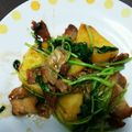 ラベンダー's cooksnap of when they made 豚バラと三つ葉の炒めもの.