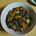 クックD41GMH☆'s cooksnap of when they made 簡単☆かぶと牛肉炒め丼.