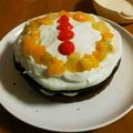 あかね＠ぱんだ's cooksnap of when they made １アレルギー対応　クリスマスケーキ.