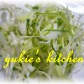 yukiはぴ's cooksnap of when they made キャベツに千切り大葉を綺麗に混ぜるコツ.
