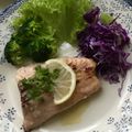 sanae7224's cooksnap of when they made サーモンのレアステーキレモンバターソース.