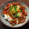 tomtaka's cooksnap of when they made カフェ風♡アボカド&まぐろユッケ丼♡.