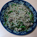 ﾒｸﾞｯﾁ's cooksnap of when they made もやしと豚ひき肉のちょっピリさっぱり炒め.