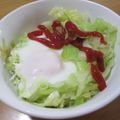daikanon's cooksnap of when they made うちの朝食の定番❤簡単巣ごもり卵❤.