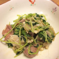 mayu_fu's cooksnap of when they made 簡単ヘルシー節約！砂肝と豆苗の炒め.